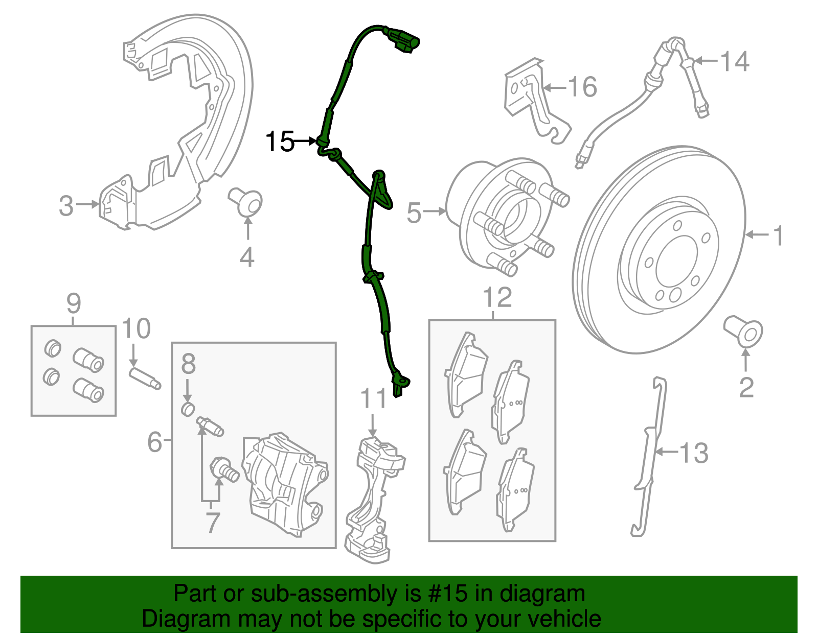 thumbnail image 2 of Mobiletron AB-EU201 Front ABS Wheel Speed Sensor For Land Rover Range Rover L322 Sport L320 2 of 4