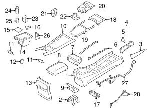2012-2014 Hyundai Genesis Ash Tray 84550-3M020-PR2 AutoNationParts