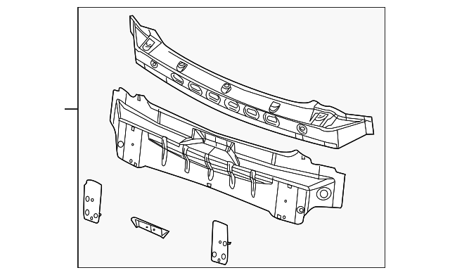 Genuine Chrysler 300 Rear Body Panel 5065744AF