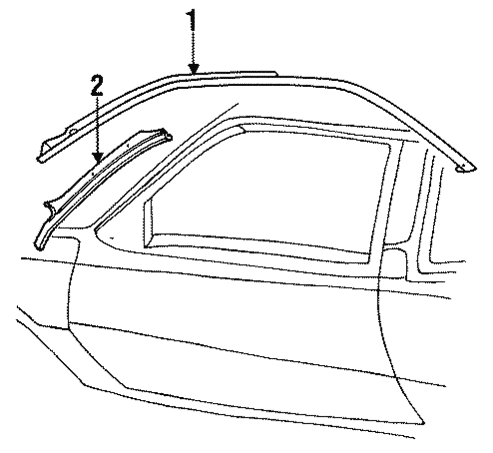 Molding "A" Pillar Drip - GM (20501794)