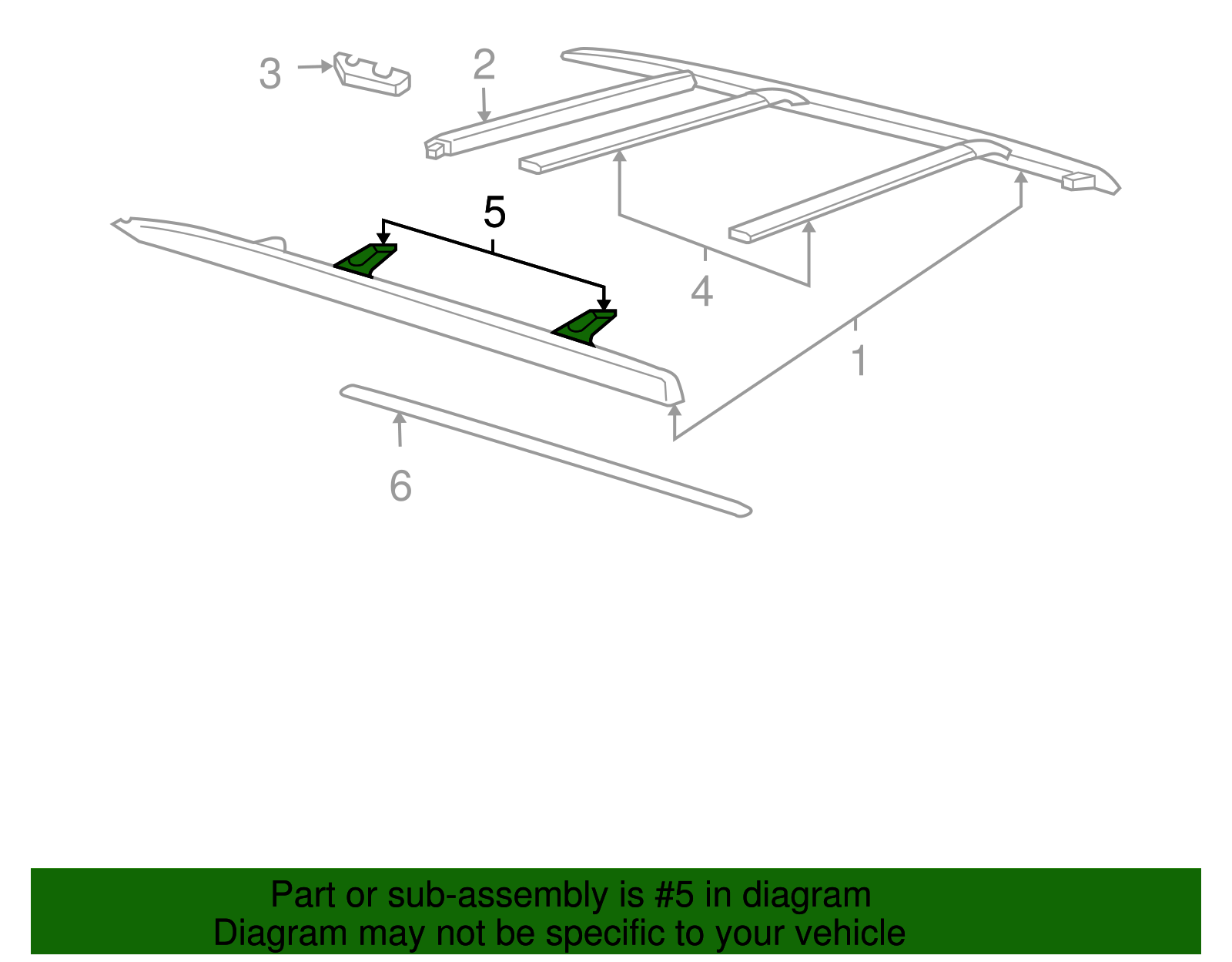 Support Assembly, Lugg Carr Cr Rl - GM (12376765)