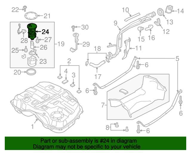 20162020 Mazda Fuel Filter PYFM13ZE0 MazdaSwag