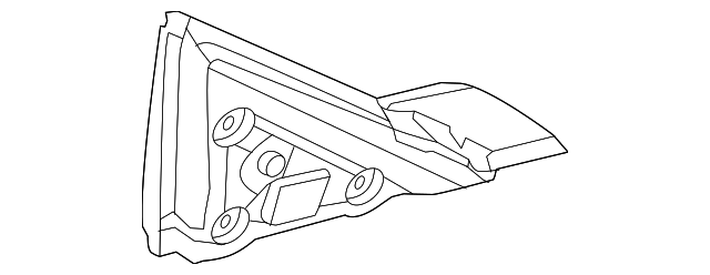 Passenger Side Outside Rearview Mirror Gasket - Cadillac (84152286)