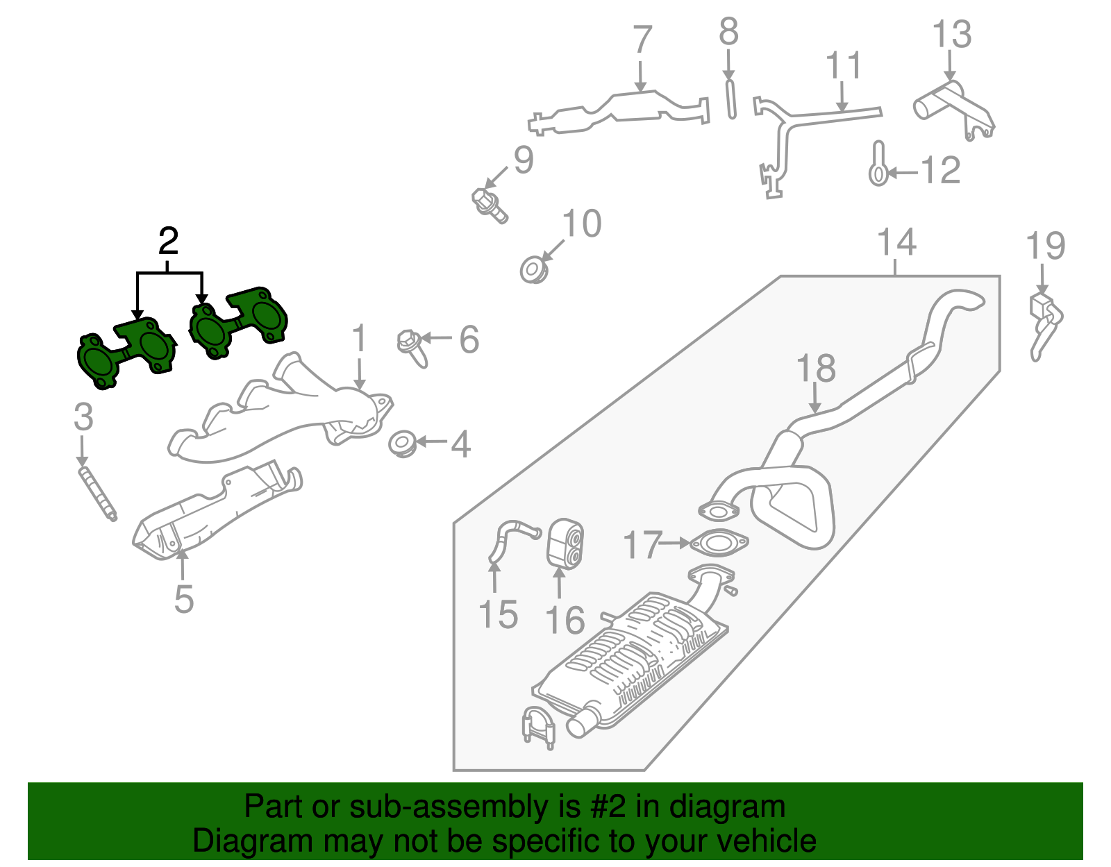 Gasket - Ford (YC2Z-9448-A)