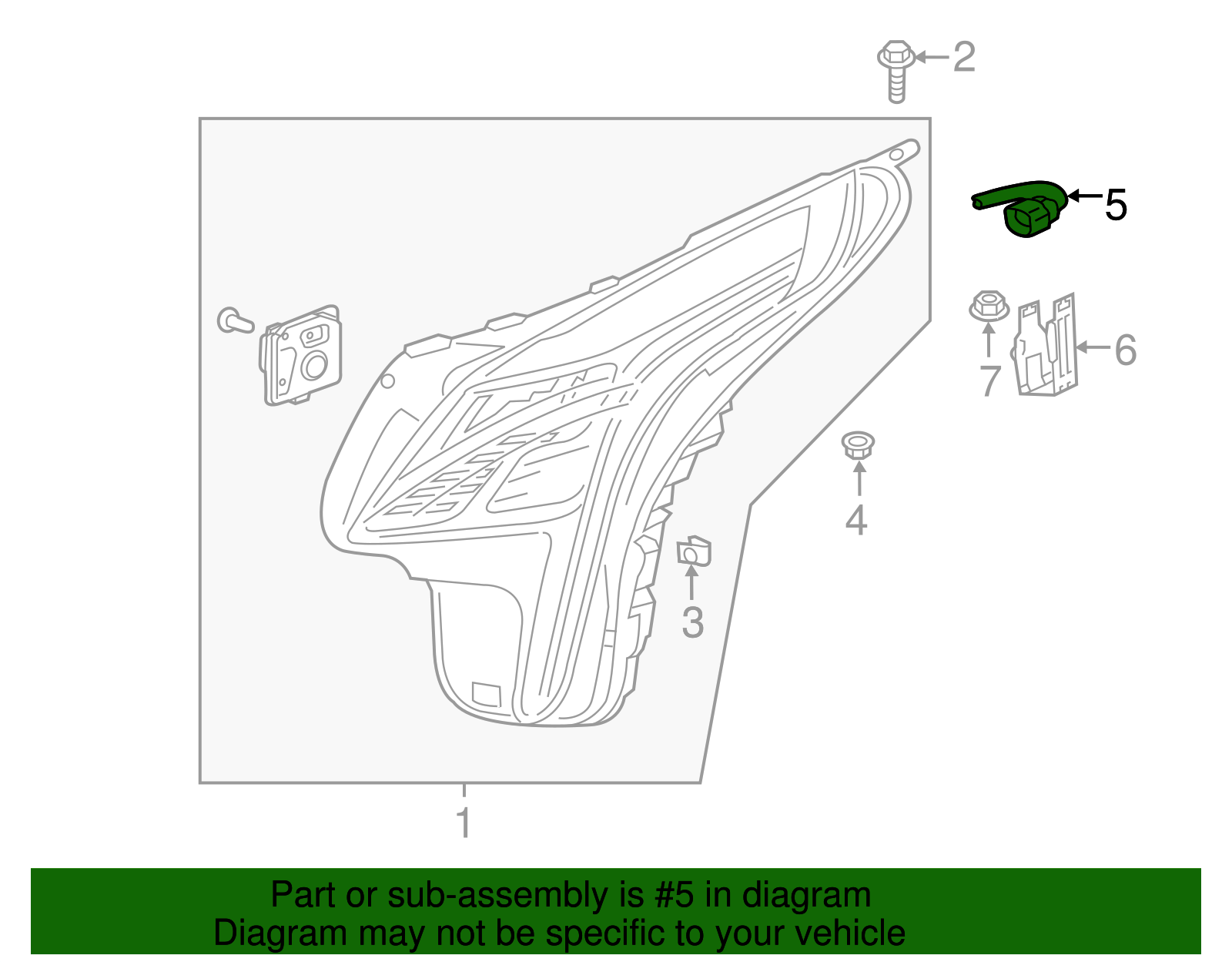 Headlamp Wiring Harness - Cadillac (84134531)