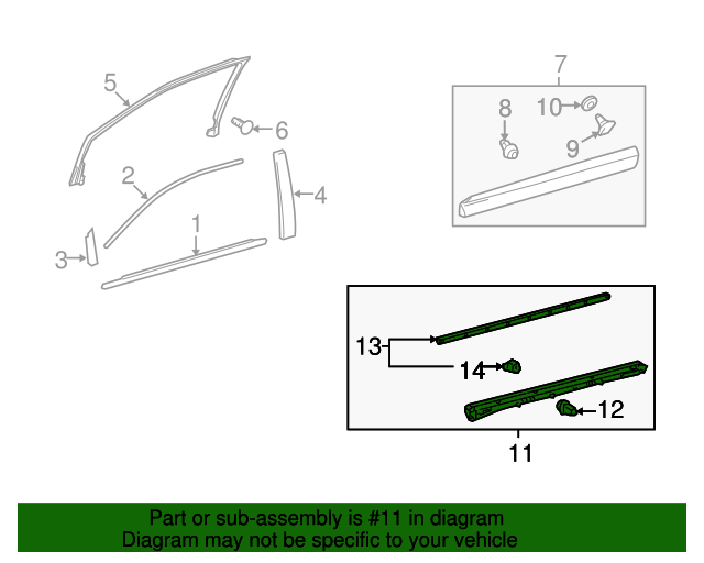 757350E010 Lower Door Trim 20102015 Lexus Lexus of Stevens Creek
