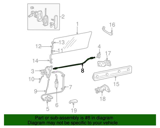 Genuine Ford OEM Rear Side Door Weatherstrip Seal For E150 E250 E350 1992-2018