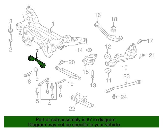 20182020 Nissan Rogue Differential Mount 554195HA1A Nissan Cheap Parts