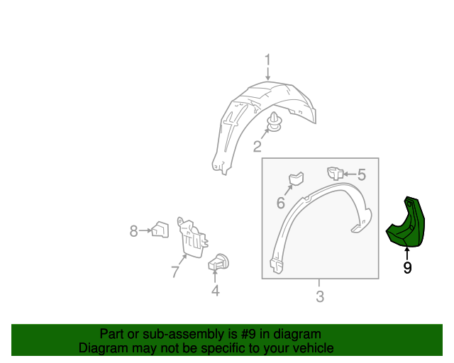 20122016 Honda CRV 5DOOR Splash Guard Set, Rear 08P09T0A100R1