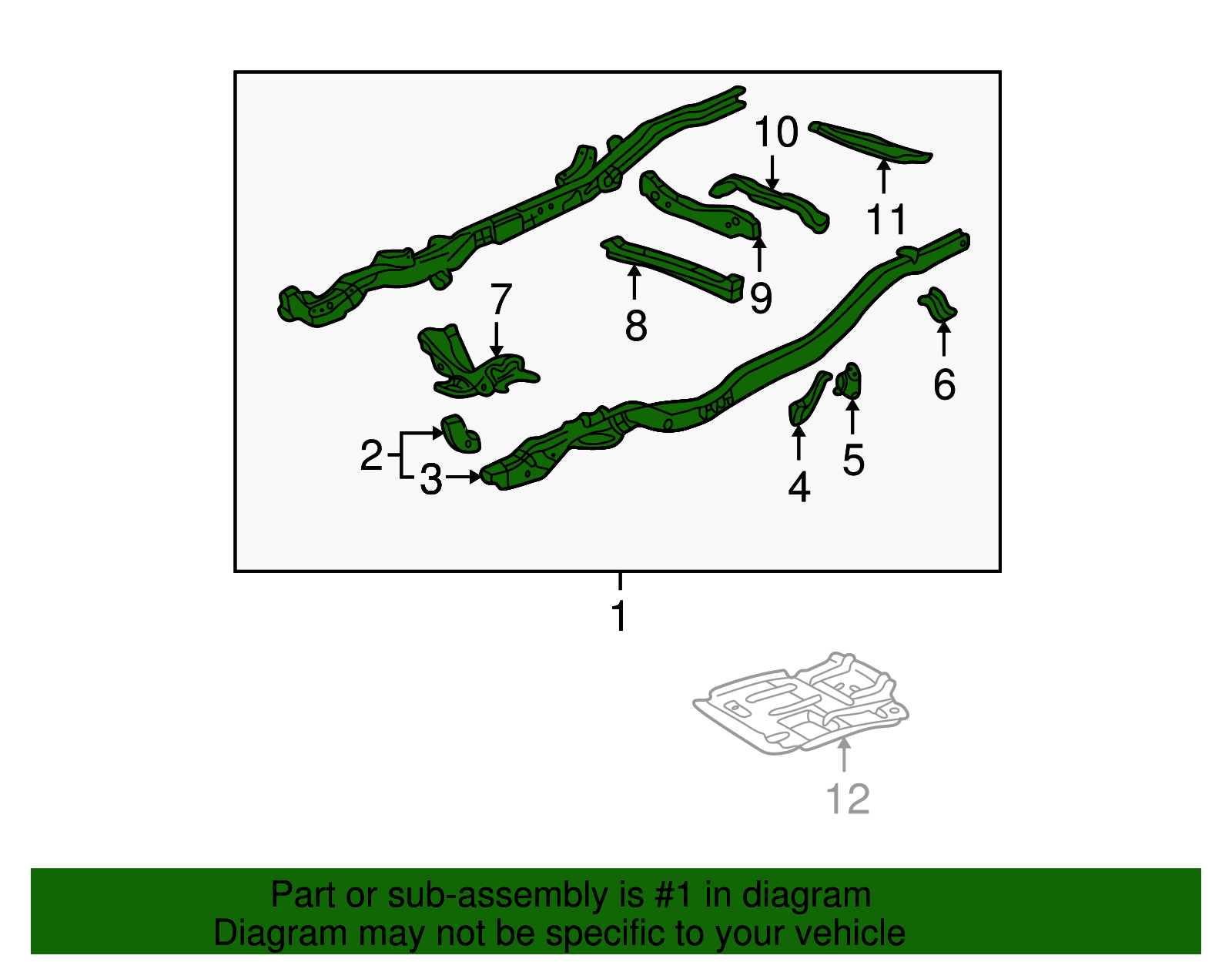 Frame Assembly - GM (88938448)