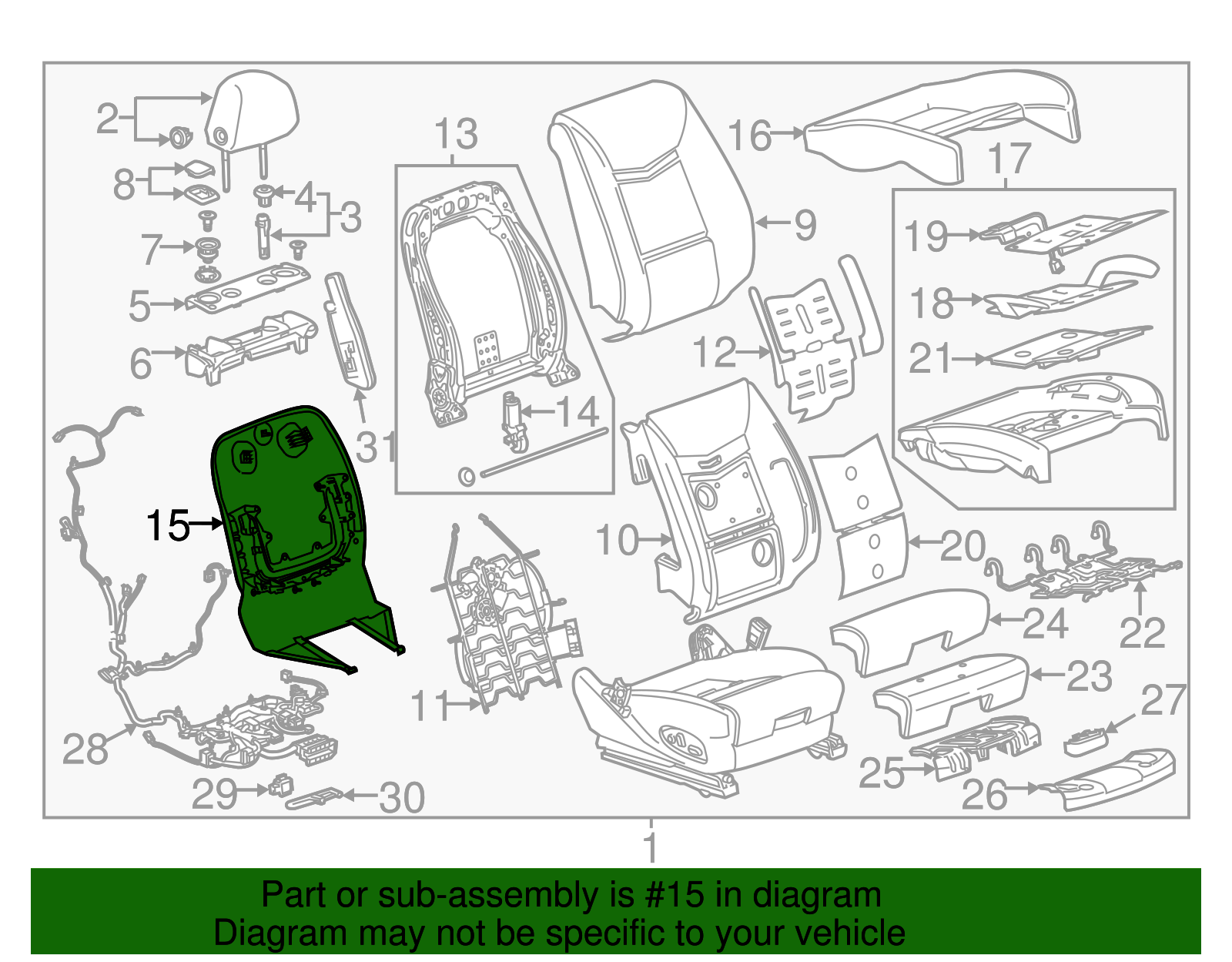F Panel - Cadillac (84153238)