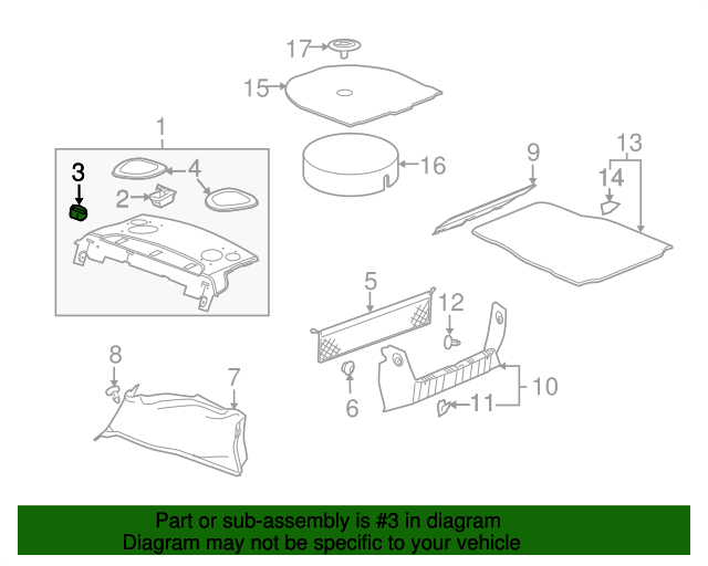 20002014 Chevrolet Seat Belt Bezel 10431279