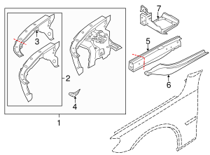 Genuine BMW 41-10-7-204-047 | Rail Assembly | FREE Shipping on Most ...