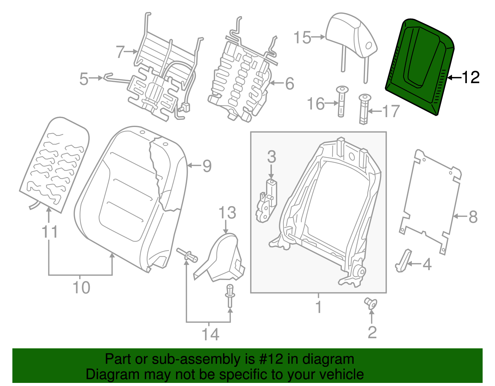 Back Panel - Volkswagen (8R0-881-969-G-3G4)