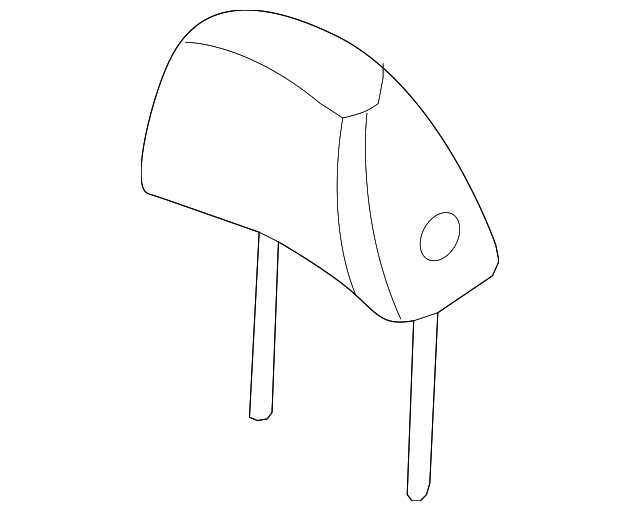 Headrest - Volkswagen (7P6-881-903-K-OEG)