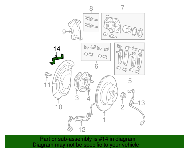 19942018 Jeep ABS Sensor Bracket Driver's Side (LH) 56026767