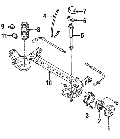 Rear Brakes for 1996 Chevrolet Beretta | GM Parts Online GM Parts Online