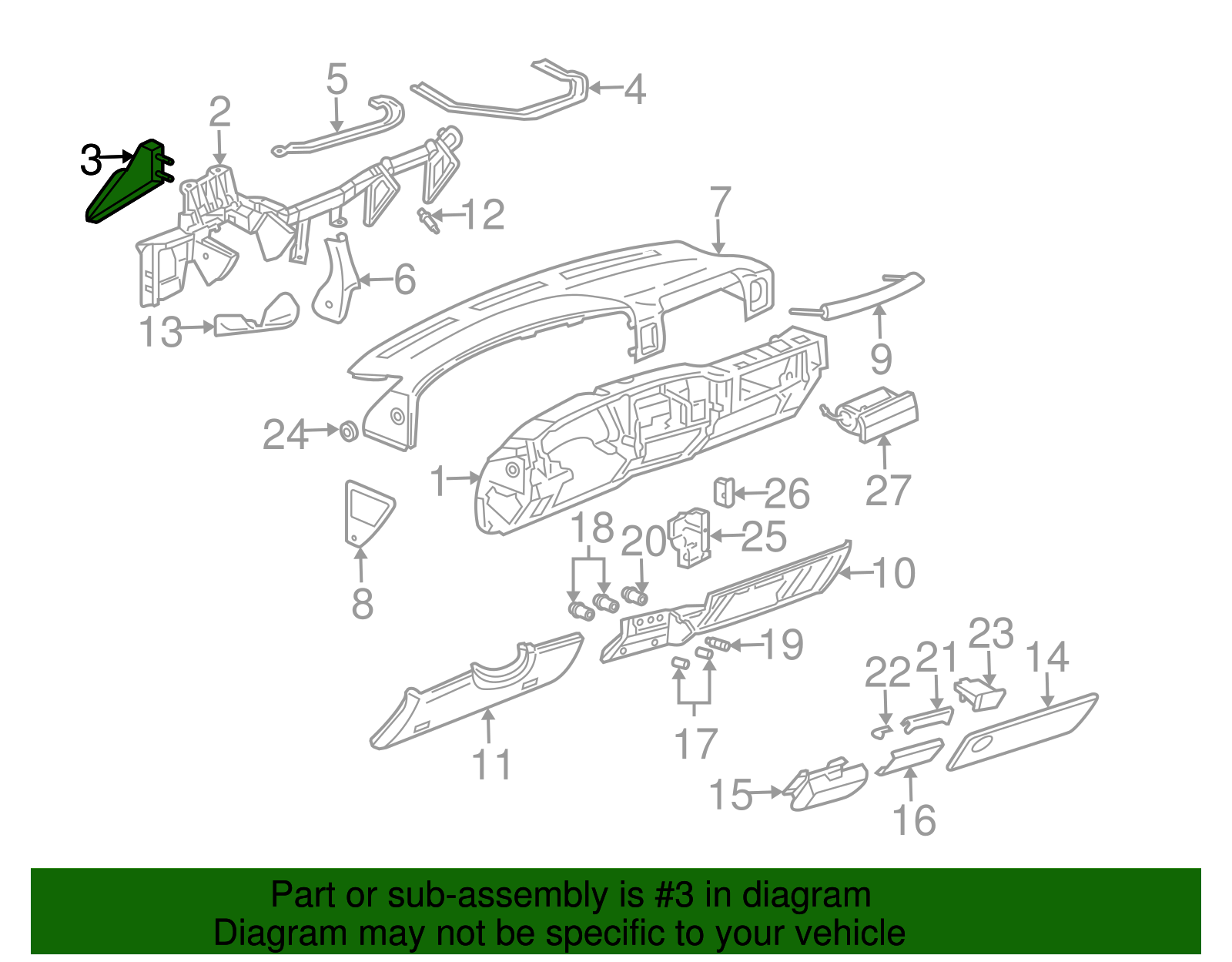 Support Brace - GM (89039805)