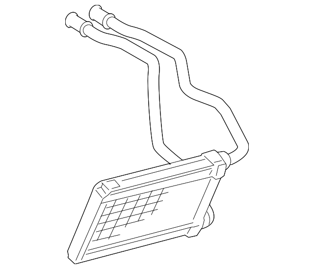 871070C050 Heater Core 20072022 Toyota OEM Genuine Toyota Parts