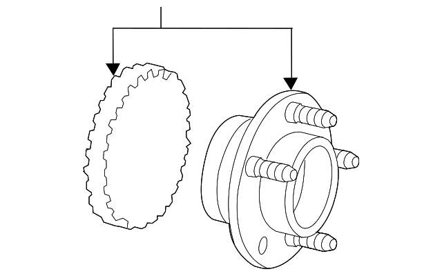 Hub & Bearing - Ford (H2MZ-1104-X)