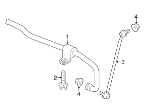 2005-2023 Volkswagen Suspension Stabilizer Bar Link Kit 5Q0-411-315-A ...