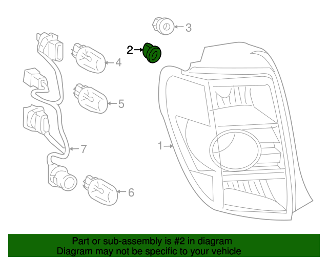 Tail Lamp Assembly Guide Toyota (814960E020) Toyota Parts