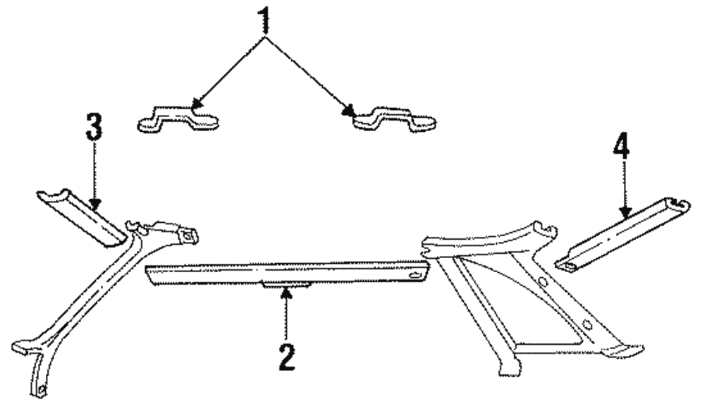 Side Molding - Ford (E83Z-5451754-A)