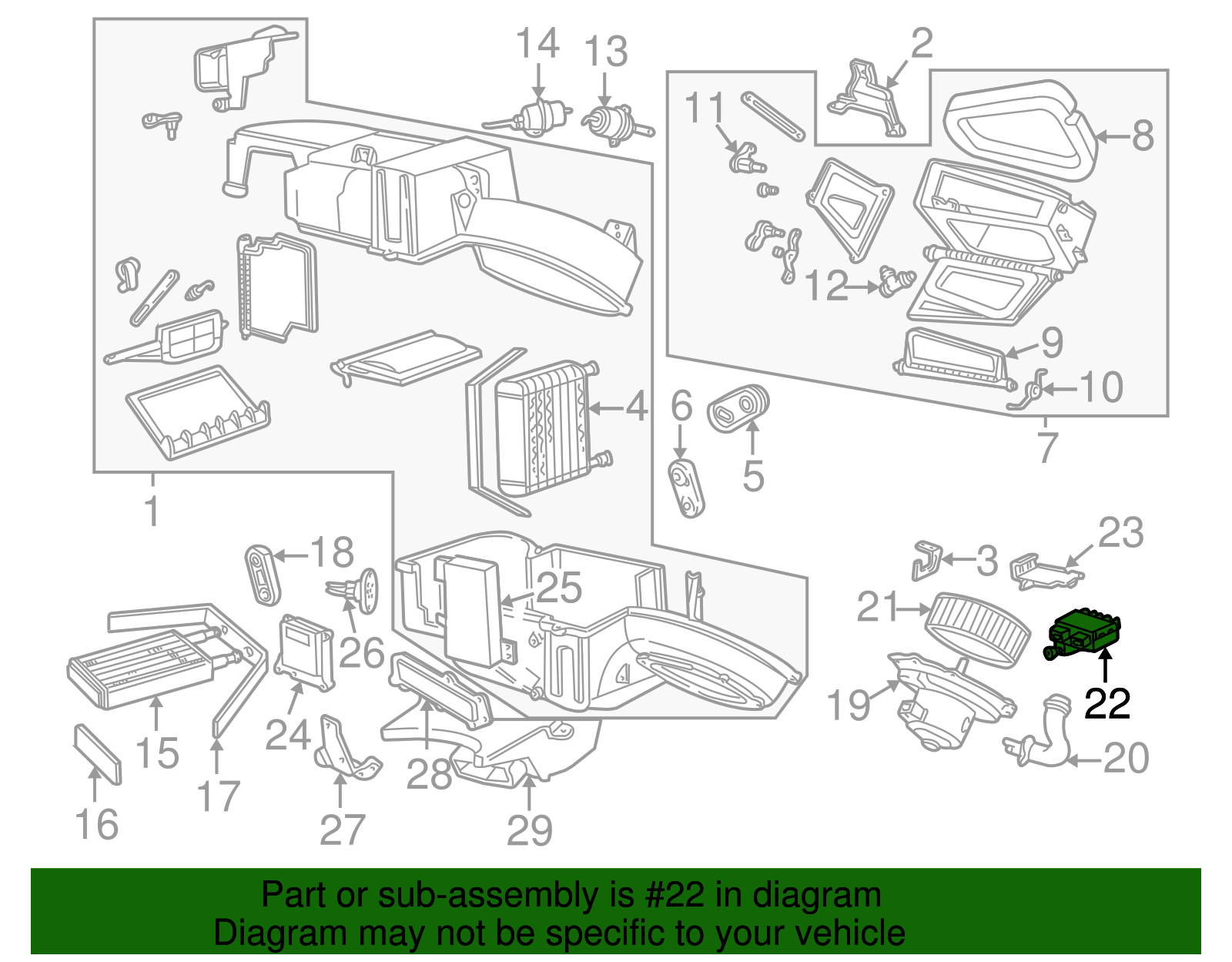 Motorcraft™ HVAC Blower Motor Control Module - Ford (YH-2026)