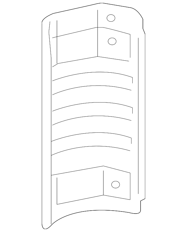 2558628110 Exhaust Heat Shield 20072011 Toyota Camry Boch