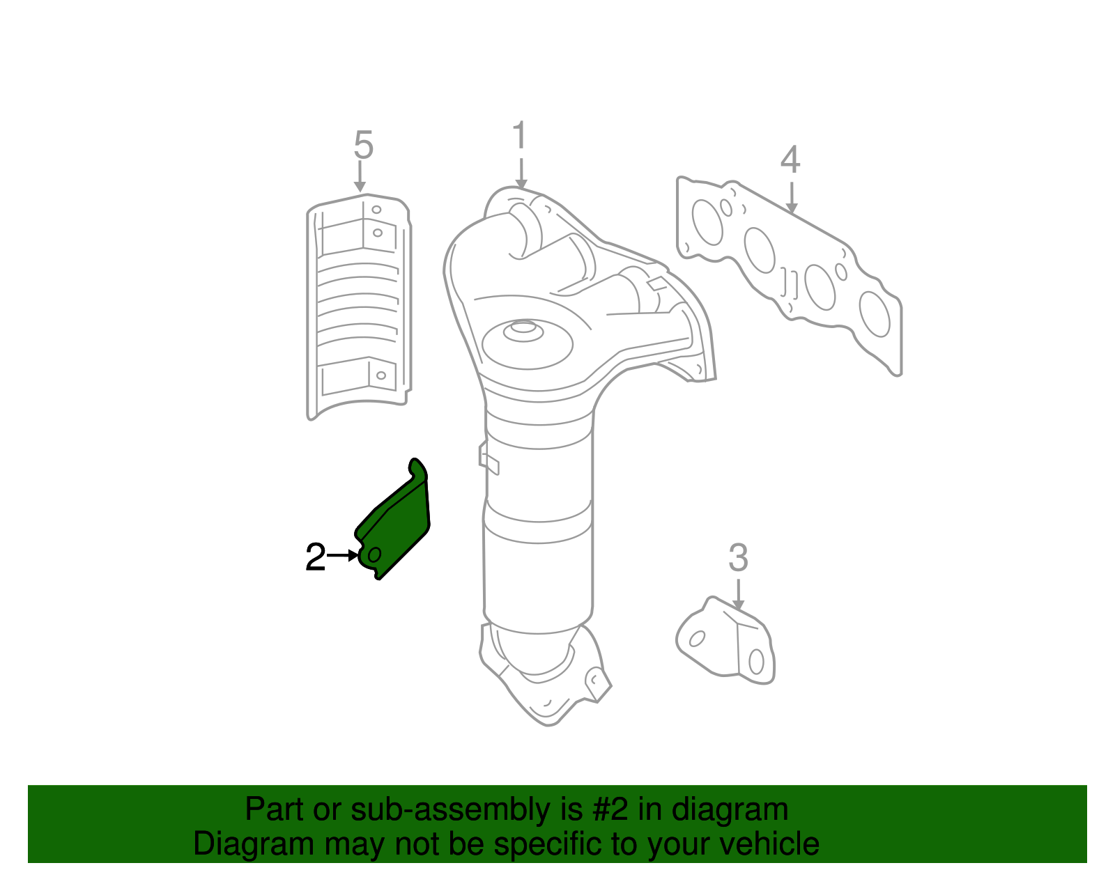 Exhaust Manifold Stay - Scion (17139-28050)