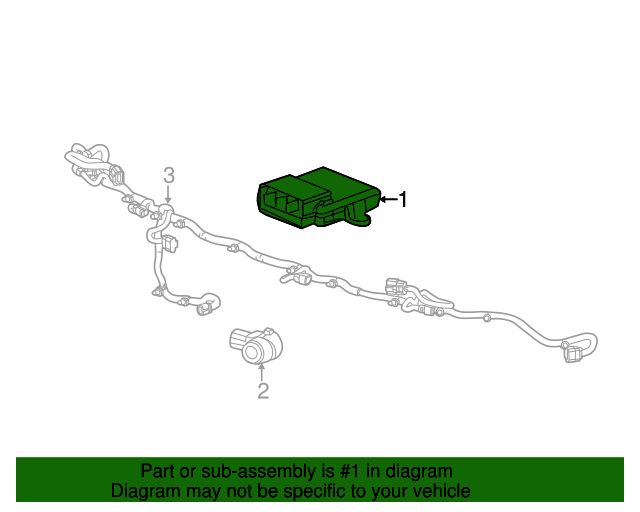 22970449 GM Parking Assist Control Module GM Parts Store
