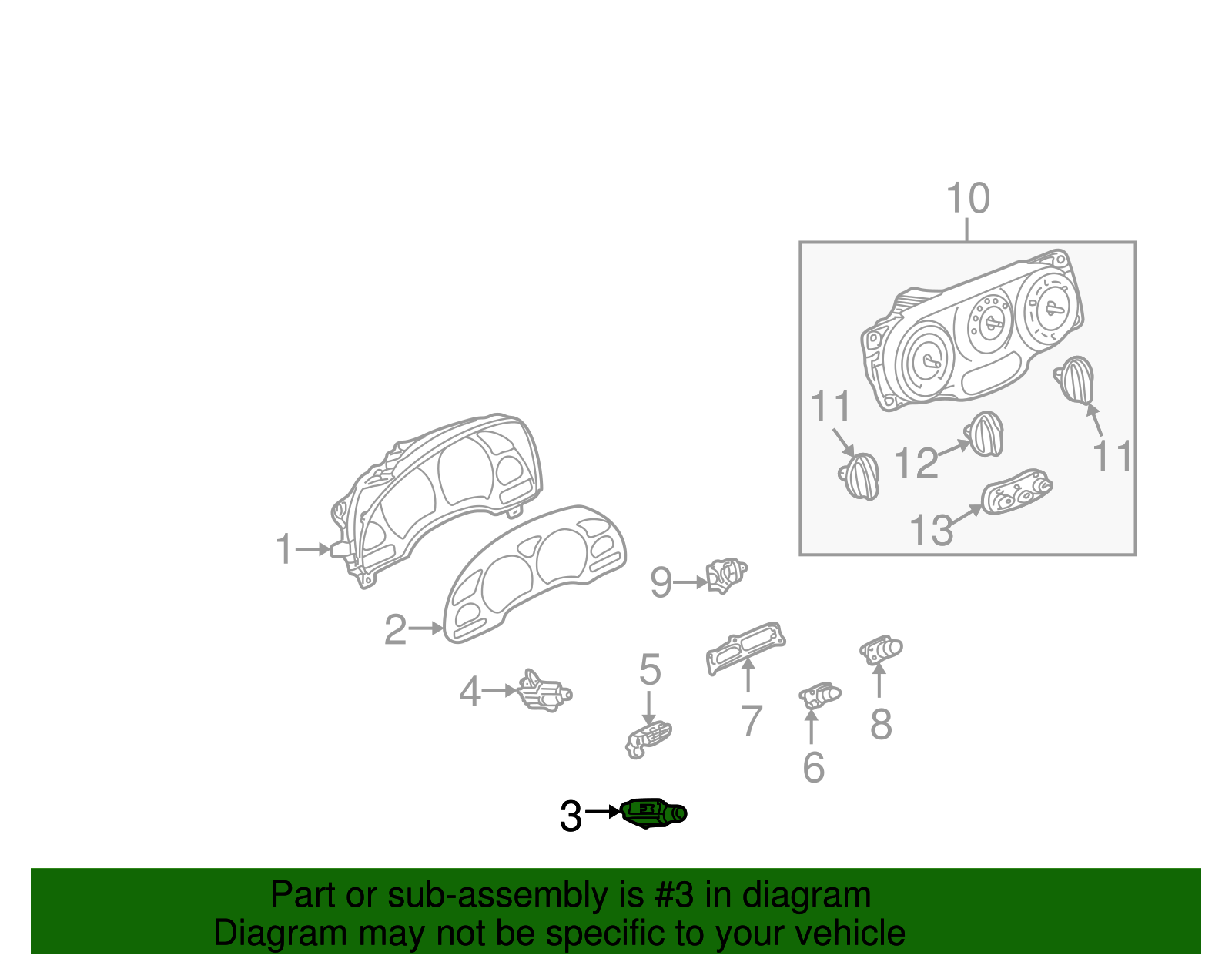 Switch Assembly, Hazard Wrng - GM (10359038)