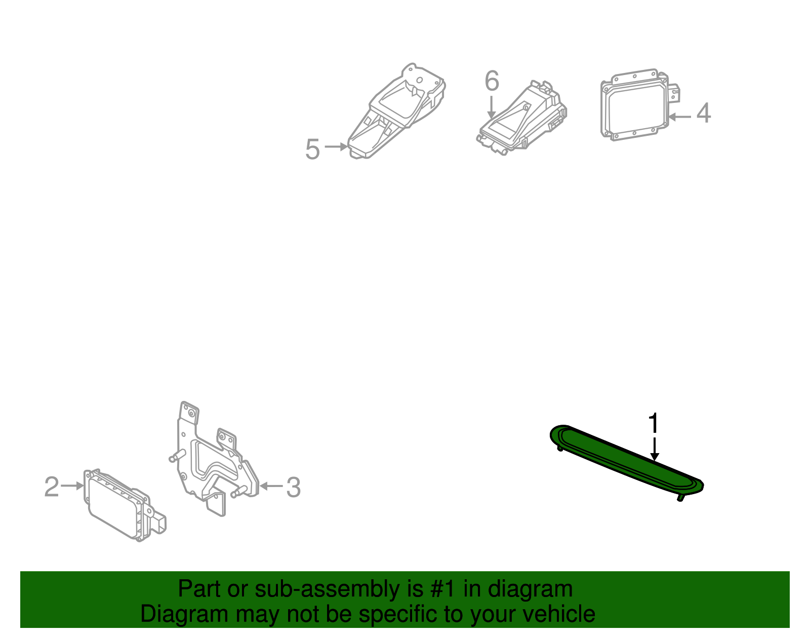 31341182 - Collision Avoidance Warning Indicator 2011-2018 Volvo ...