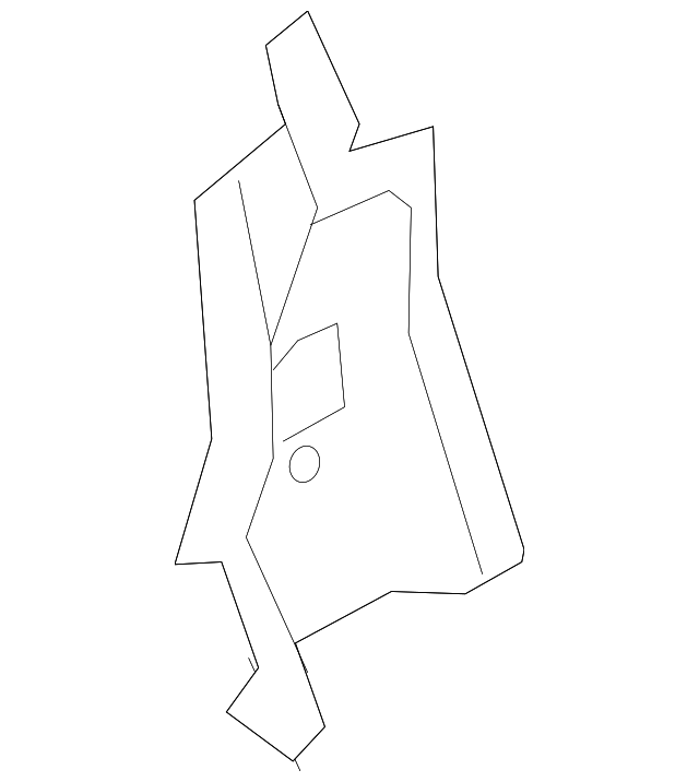 Passenger Side Quarter Inner Panel Brace - Cadillac (84142402)