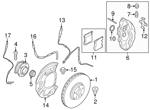 Front Brakes for 2016 BMW X5 BMWPartsHub
