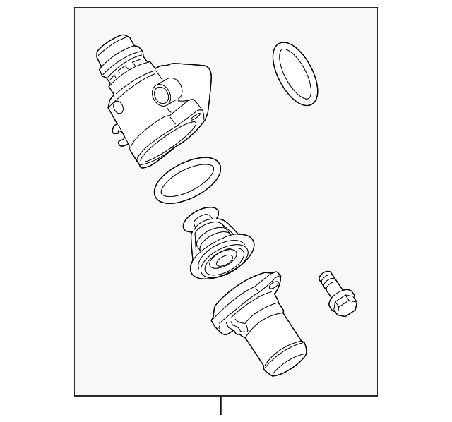 20112023 Ford F150 OEM Thermostat Housing BL3Z8A586F Ford Parts