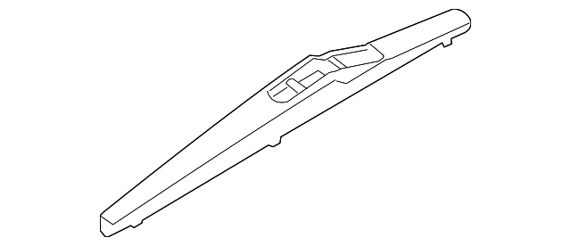 Rear Window Wiper Blade, 9 in - GM (93195999)