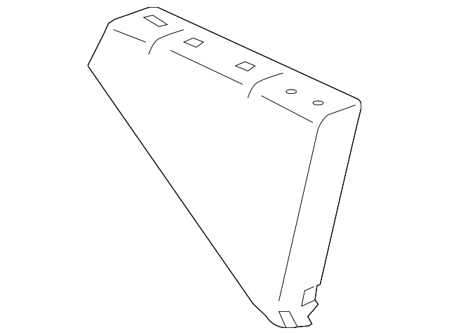 TOYOTA Genuine 71651-12880 Seat Back Pad TOYOTA Genuine 71651-12880 Seat Back Pad