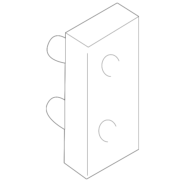 15995787 Rear Bumper Brace Stud Plate 19962023 GM GMPartsNow