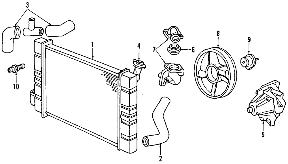 Radiator - GM (52481073)