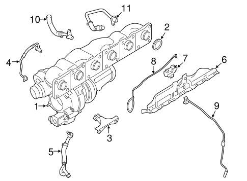 Exhaust Manifold for 2013 BMW 335i xDrive #0