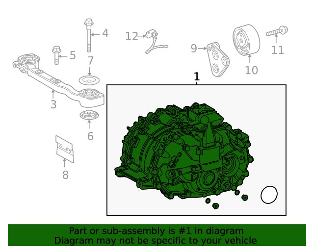 20202023 Toyota TransAxle/Motor G1050F6010 Toyota Parts Center