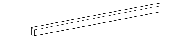 Genuine GM Parts 15740105 Driver Side Rear Door Side Molding Genuine GM Parts 15740105 Driver Side Rear Door Side Molding