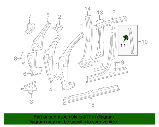 19902024 Toyota Door WeatherStrip Retainer Clip 6786712150 Toyota