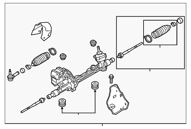 Ford DB5Z-3504-D Gear Assembly Steering Ford DB5Z-3504-D Gear Assembly Steering