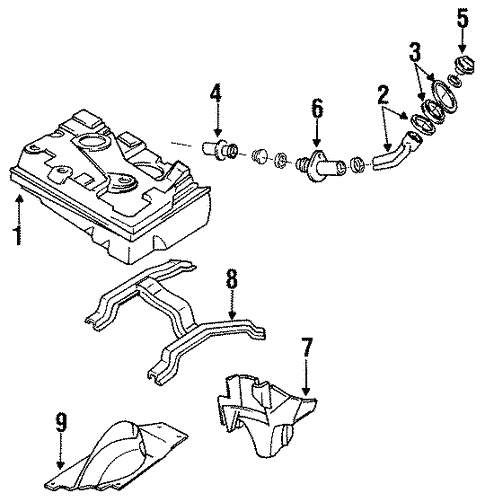 Fuel System Components for 1995 Mazda 929 #0