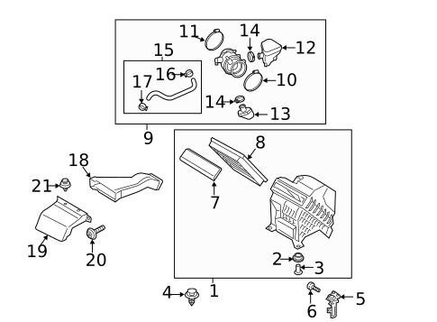 Air Intake for 2020 Hyundai Palisade #0