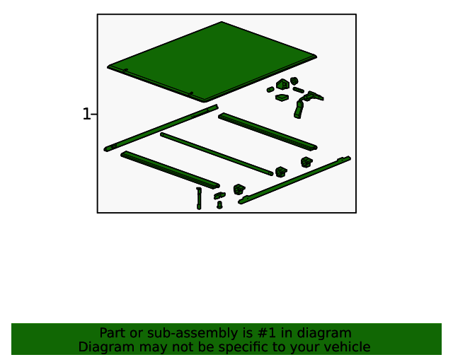 20192023 GM Bed Tonneau Cover By Rev Hard Folding 19416966