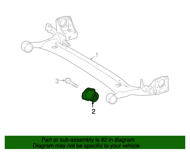 20092013 Toyota Axle Beam Bushing 4872502250 XportAuto