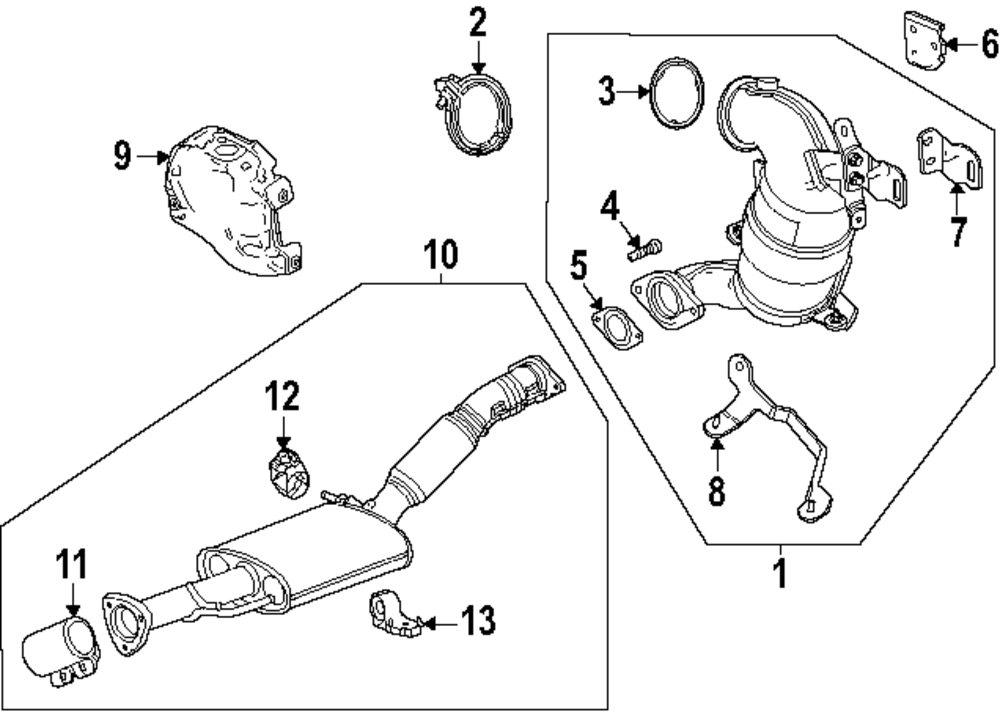 2024-2025 GM Catalytic Converter 25204363 | QuirkParts